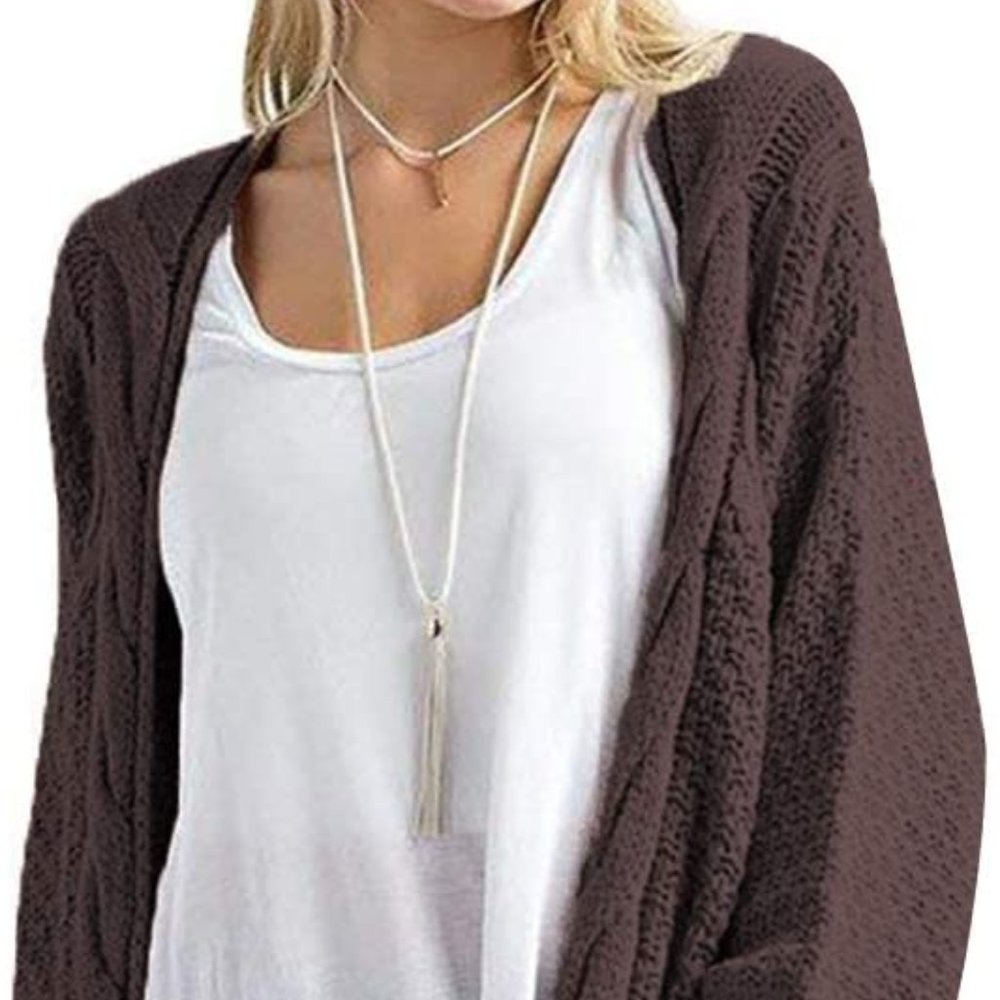 U. Womad brown Boho cardigan size M